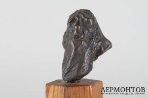 Бюст Голова старца. Бронза. Россия.