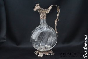 Декантер Paillard Freres. Серебро 950. Франция