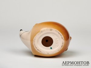 Статуэтка «Ежик с яблоком». Jinokera, Чехословакия, 1960 год