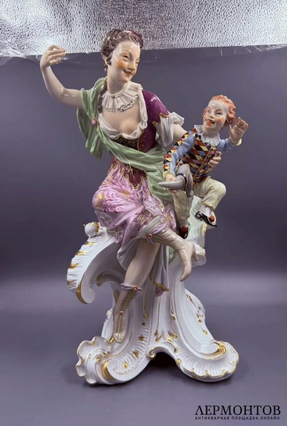 Скульптура «Муза Терпсихора». Фарфор, Meissen, И. И. Кендлер, Германия, 2010 год