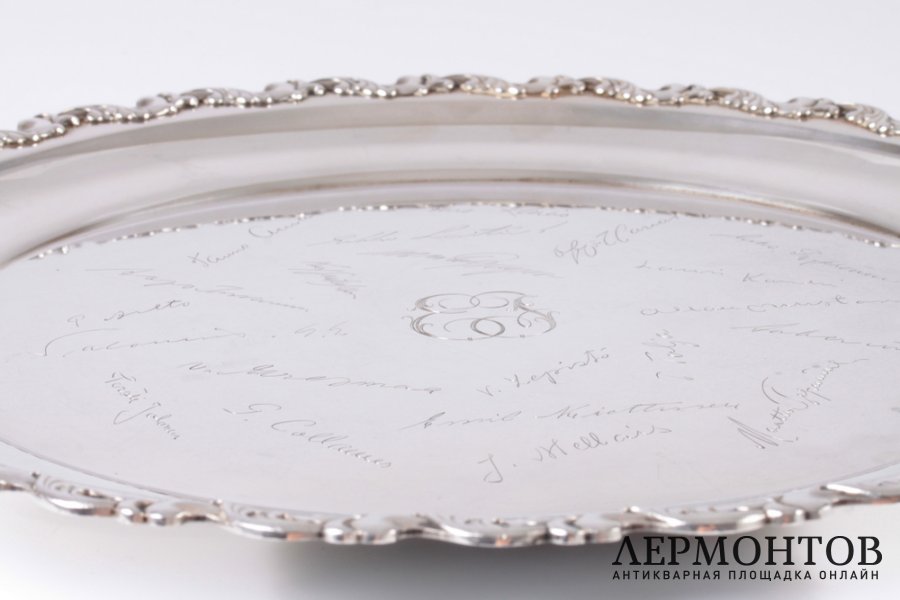Поднос. Серебро 925. Швеция