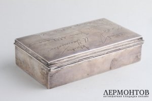 Хьюмидор с подписями военно-морских атташе в США 1934-36 гг., Тамона Ямагути и др.