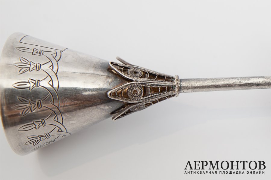 Набор рюмок. СССР, 1974 г. Серебро 916 пробы.