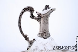 Декантер Canaux. Серебро 950. Франция