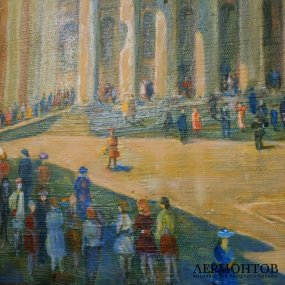 Картина Большой театр. Ю. Блок. 1967 год.