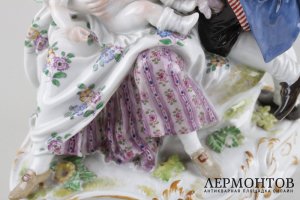 Скульптурная аллегория Семья. Германия, MEISSEN, XIX век.