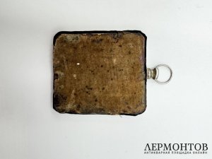 Икона Явление Богородицы Сергию Радонежскому. Россия, 19 век. Серебро 84 пробы.