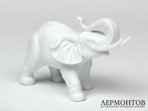 Статуэтка «Слон». Фарфор, Rosenthal, Германия, XX век
