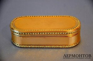 Табакерка. Золото 750 пробы. Франция. 1774 - 1780 годы.