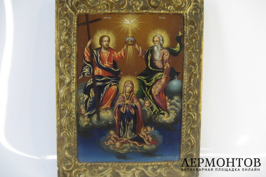 Икона. Дерево, смешанная техника. Россия, 1856 год.
