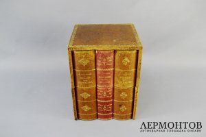 Кабинетный бар. Дерево, кожа, стекло, золочение. Франция, XIX век.