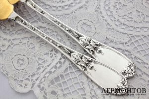 Сервировочный набор Levebre. Серебро 950. Франция