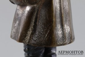 Скульптура Игра в серсо в стиле Ар Деко. Франция, авт.мод - Д. Чипарус. Бронза.