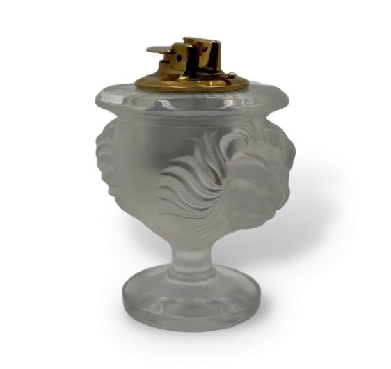 Зажигалка «Голова льва». Хрусталь, Lalique, Франция