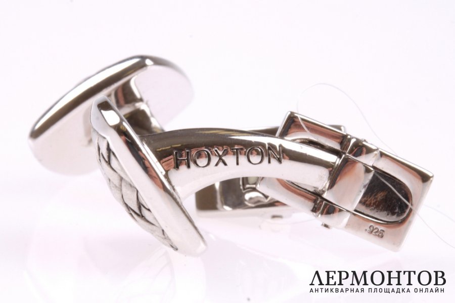 Запонки Hoxton. Серебро 925. Англия