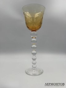 Бокал «Bubbles», медовый. Хрусталь, Saint-Louis, Франция, 1992 год