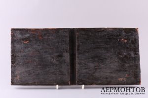 Икона  Деисус. Россия, конец 17 в. Дерево, левкас, темпера.