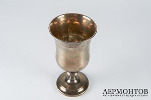 Фужер. Серебро 950 пробы, золочение. Франция, XIX век. 