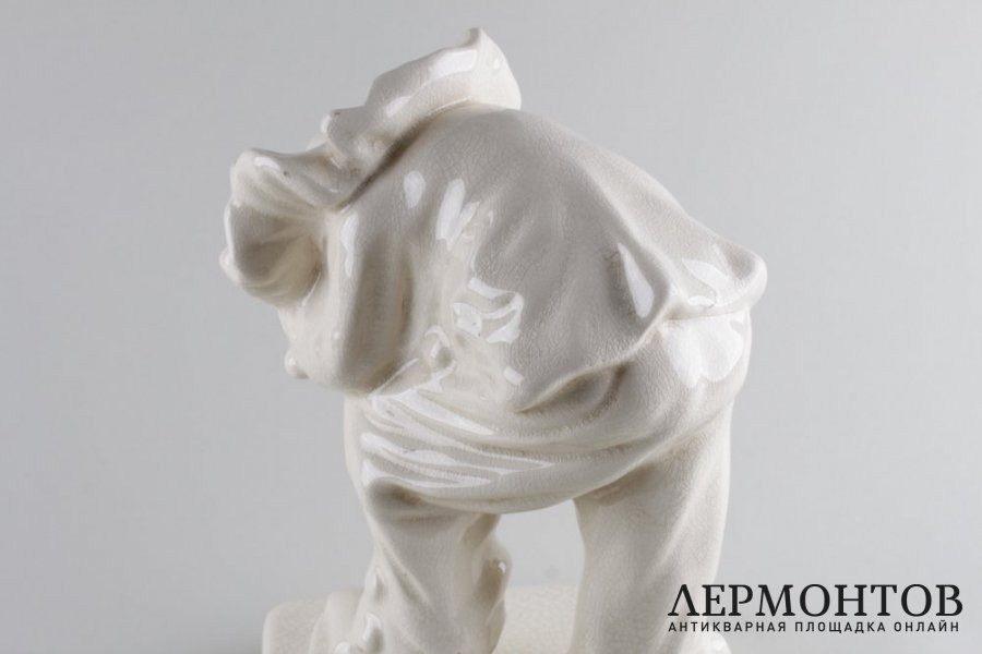 Статуэтка Пьеро в стиле Ар Деко. Чехословакия, 1930-е гг., Graniton, Emanuel Kodet. 
