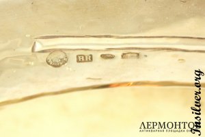 Блюдо большое. Серебро 800. Италия