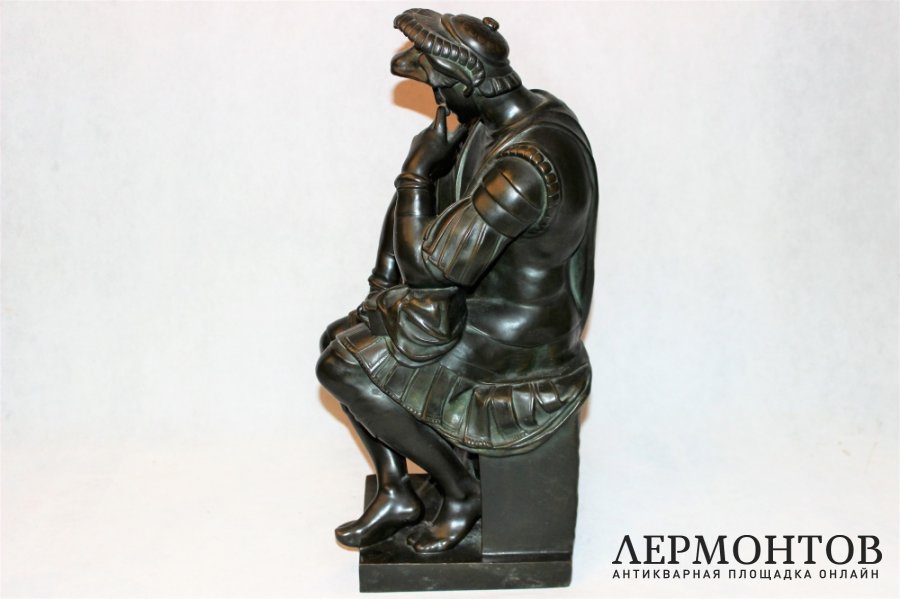 Скульптура. Лоренцо Медичи. Бронза. Jacques Petermann. Бельгия