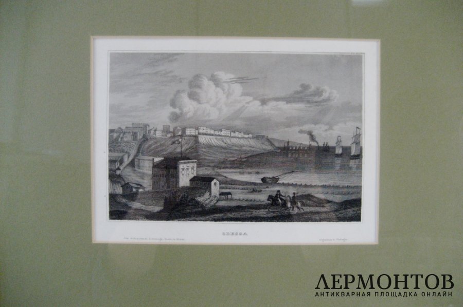 Гравюра на металле. Франция, 1838 год.