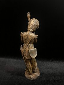 Скульптура солдат эпохи Наполеона Бонапарта. Франция, 19 век. Бронза, золотистый лак.