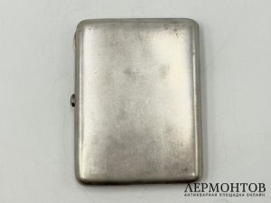 Портсигар Лошадь. Россия, нач. 20 в. Серебро 84 пробы.