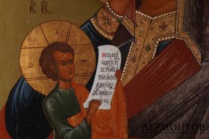 Икона Утоли мои печали. Россия, 19 век, Мстера. Дерево, левкас, темпера.е