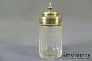 Набор для специй. Металл, серебрение, серебро 925 пробы.  Англия, 1860-й год.