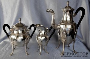 Сервиз RAVINET & DENFERT . Серебро 950. Франция