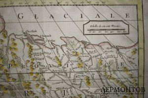 Карта Сибири и соседних стран. Jacques-Nicolas Bellin. Париж, 1757 год.