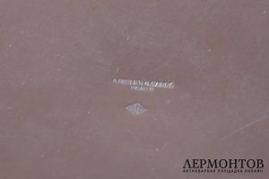 Шкатулка  Risler et Carre. Серебро 950 пробы, золочение. Франция