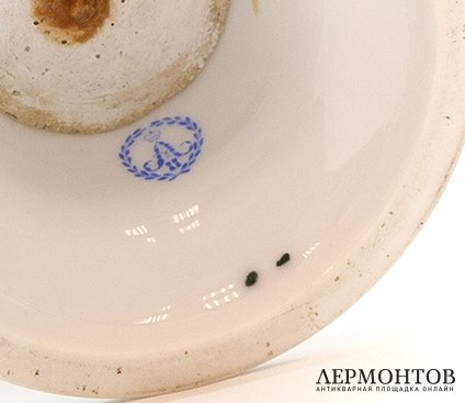 Ваза из сервиза императора Александра III. Российская Империя, ИФЗ, кон. 1855-1881 гг