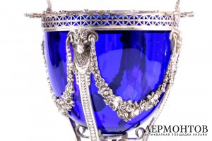 Ваза для конфитюра. СЕРЕБРО 950. ФРАНЦИЯ
