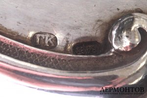 Блюдо Г. Клингерт. Серебро 84. Российская империя