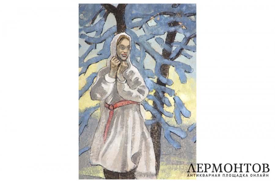 Картина. Боже мой, ты такой большой и красивый, 1970-80-е гг. Комаров В.В.