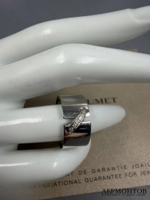 Кольцо «Liens» с бриллиантами. Белое золото 750 пробы, Chaumet, Франция, 2008 год