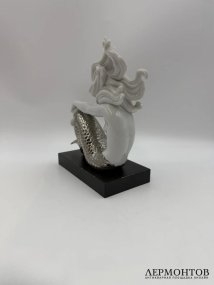 Статуэтка «Illusion» (Русалка). Фарфор, платиновый люстр, дерево, Lladro, Испания