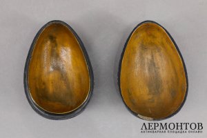 Пасхальное яйцо-шкатулка Воскресение Христово. Лаковая миниатюра. Россия, 1870-90е гг