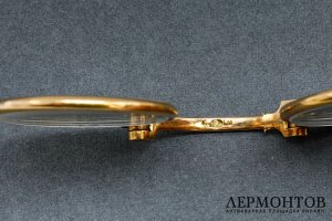 Лорнет. Золото 56 пробы, эмаль. Россия, А. Вякева - Фаберже, 1908-1917.