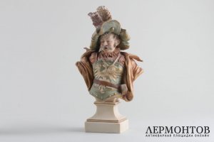 Статуэтки. Два дворянина. Фарфор. Royal DUX. Чехия. XIX в.