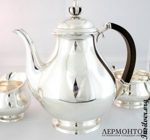 Сервиз Cohr. Art Deco. Серебро 925. Дания