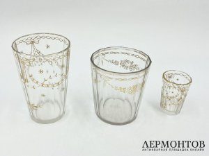 Стаканы. Россия, завод Потемкина, 18 век. 