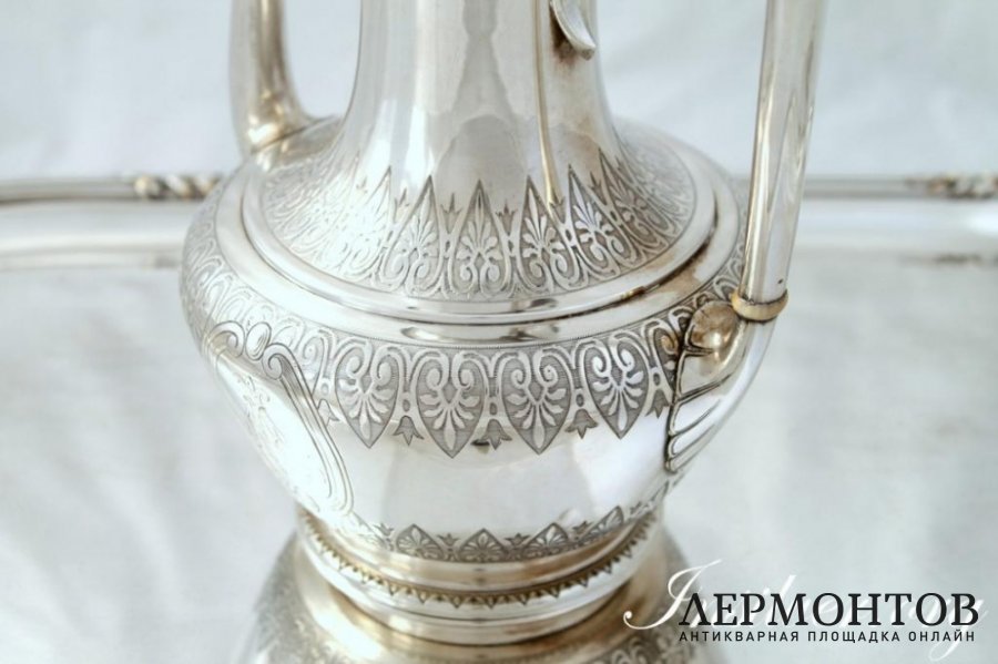 Кофейник Hugo. Серебро 950. Франция 
