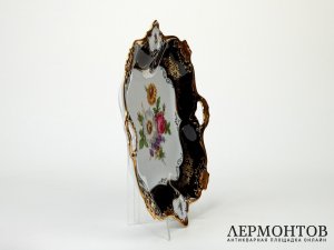 Блюдо с цветочным мотивом. Фарфор, Alka, Германия, 1967–1970 годы