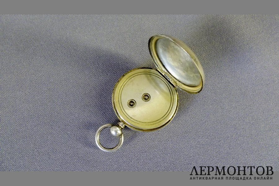 Дамские карманные часы. Серебро 800. Европа. Первая половина XIX века.   