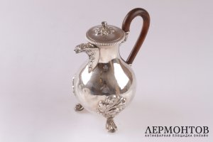 Кофейник. Francois Doyen. Серебро 950 пробы. XIX век. Франция