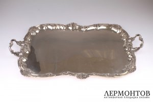 Большой поднос. Серебро 800. Франция