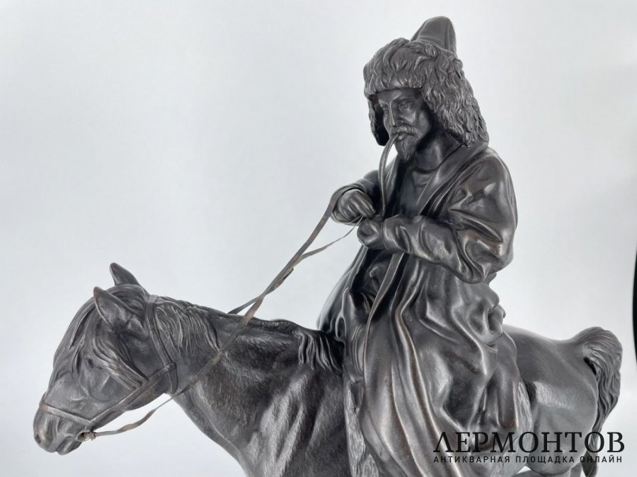 Скульптура Киргиз. Каслинский завод, 1895 г. Чугун.